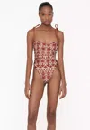 Agua By Agua Bendita Rabano Patterned Swimsuit