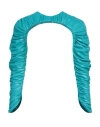 Agua Project Woman Top Turquoise Size 10 Polyester, Elastane In Blue