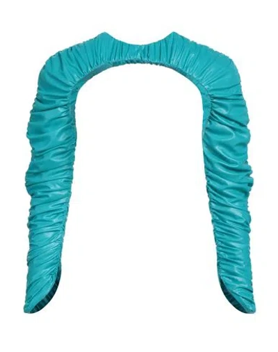 Agua Project Woman Top Turquoise Size 10 Polyester, Elastane In Blue