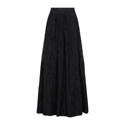 Aguaclara Women's Black Ebano Maxi Skirt
