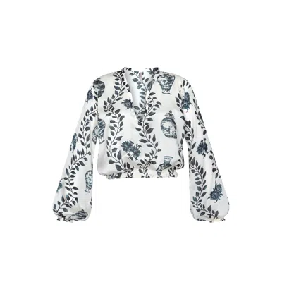 Aguaclara Women's Blue Dynastie Blouse