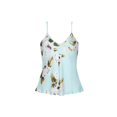 Aguaclara Women's Blue Jardins Camisole
