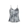 Aguaclara Women's Blue Mandarin Camisole In Blue