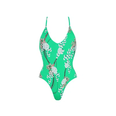 Aguaclara Women's Green Jade One Piece
