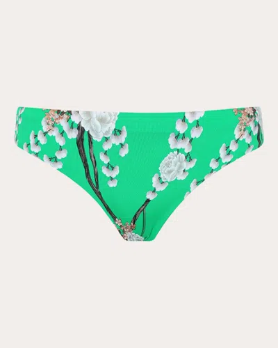 Aguaclara Women's Jade Classic Bikini Bottoms In Green