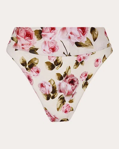 Aguaclara Women's La Rose High-rise Bikini Bottoms In Pink
