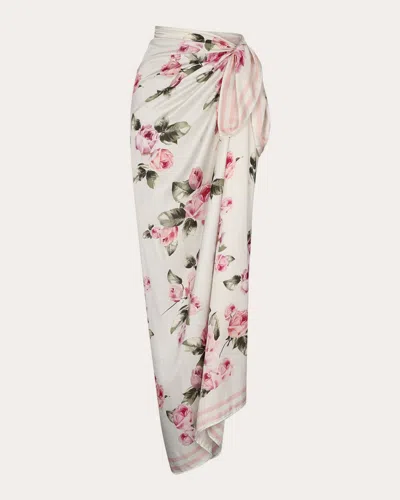 Aguaclara Women's La Rose Pareo Scarf In Pink