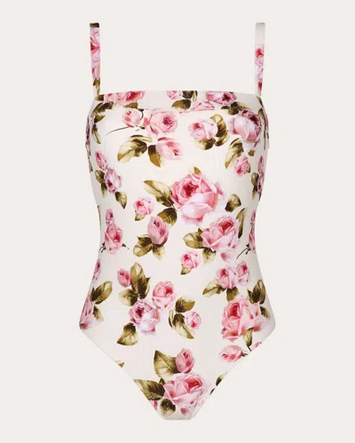 Aguaclara Women's La Rose Square-neck One-piece In Pink
