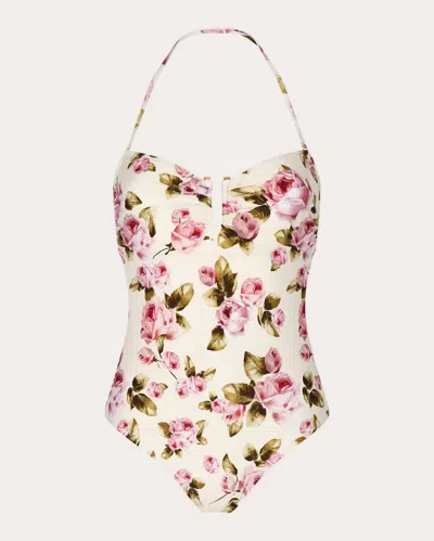 Aguaclara Women's La Rose Strapless One-piece In White