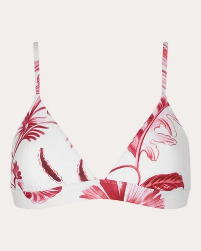 Aguaclara Women's La Vie Rouge Triangle Bikini Top In Red