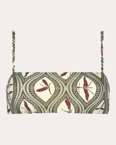 Aguaclara Women's Le Bedouine Bandeau Bikini Top Elastane/polyamide In Multi