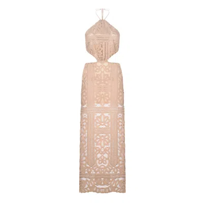 Aguaclara Women's Neutrals Sand Maxi Dress