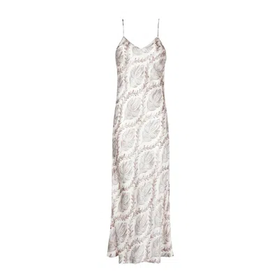 Aguaclara Women's Neutrals Sultana Midi Slip Dress