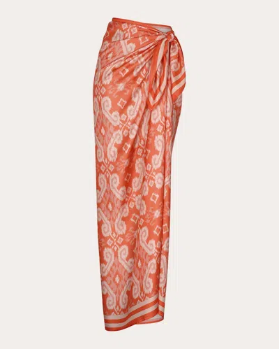 Aguaclara Women's Palais Des Orangers Pareo Scarf Viscose/silk
