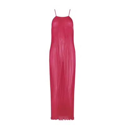 Aguaclara Women's Pink / Purple Fuchsia Maxi Dress In Pink/purple