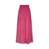 Aguaclara Women's Pink / Purple Fuchsia Maxi Skirt In Pink/purple