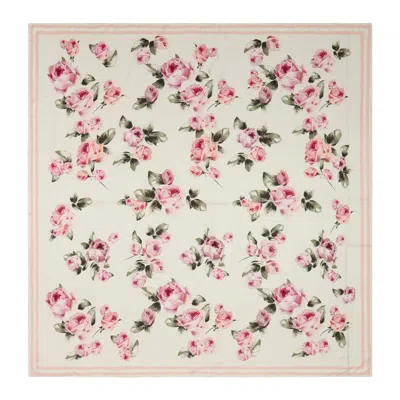 Aguaclara Women's Pink Rose Pareo Scarf