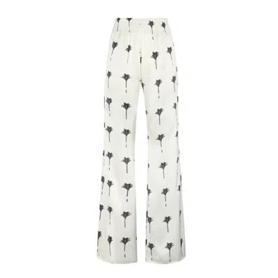 Aguaclara Women's White Palms Pants
