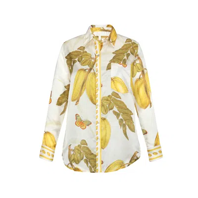 Aguaclara Women's Yellow Fruits De L'est Shirt