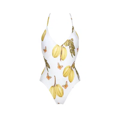 Aguaclara Women's Yellow One Piece Fruits De Lest