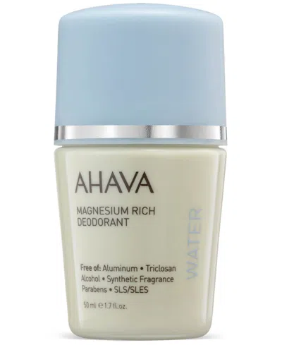 Ahava Body Treatment Roll-on Mineral Deodorant, 1.7 Oz. In Transparent