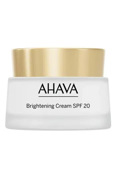 Ahava Brightening Cream Spf 20 In Transparent