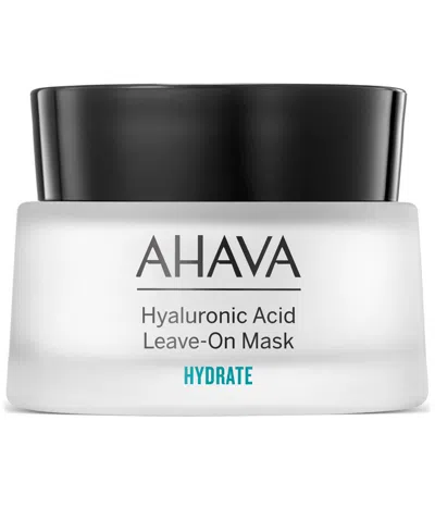 Ahava Hyaluronic Acid Leave-on Mask, 1.7 Oz. In Transparent