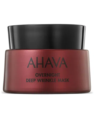 Ahava Overnight Deep Wrinkle Mask, 1.7 Oz. In Transparent