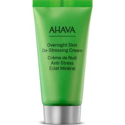 Ahava Overnight Skin De-stressing Cream In Transparent
