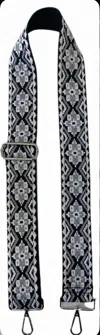 Ahdorned Medallion Embroidered Adjustable Strap In Black/grey In Multi