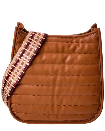 Ahdorned Messenger Bag & Camera Bag In Brown