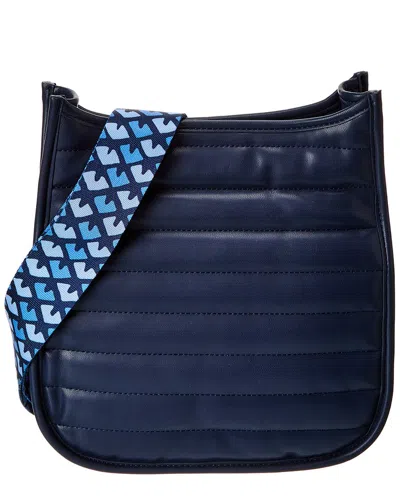 Ahdorned Messenger Bag & Camera Bag In Blue
