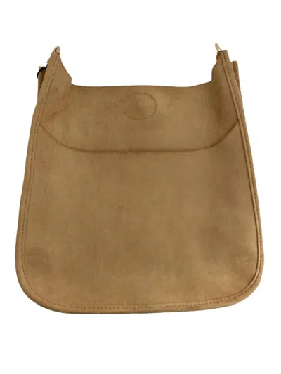 Ahdorned Women's Classic Messenger Gold Hardware Bag In Camel In Brown