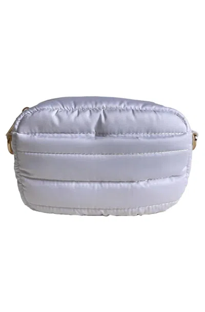 Ahdorned Women's Ella Quilted Puffer Bag In White