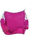 Ahdorned Women's Madelyn Messenger Bag In Raspberry In Multi