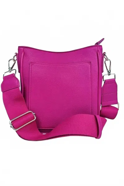 Ahdorned Women's Madelyn Messenger Bag In Raspberry In Multi