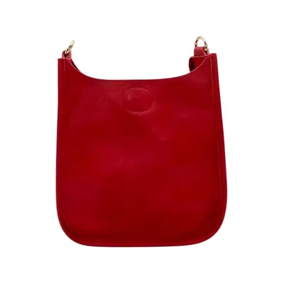 Ahdorned Women's Mini Messenger No Strap Bag In Red