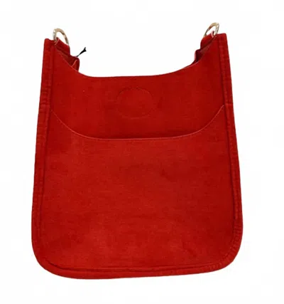 Ahdorned Women's Mini Vegan Messenger Bag In Red