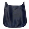 Ahdorned Women's Soft Faux Leather Classic Messenger Bag In Navy In Blue