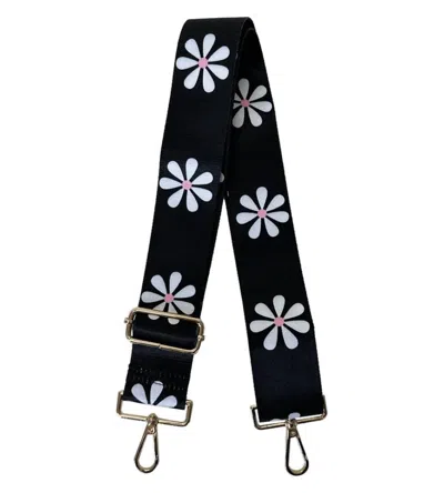 Ahdorned Women's Sports Guitar Straps In Black Flower