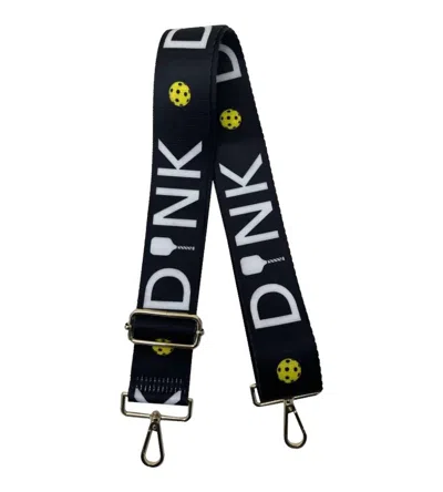 Ahdorned Women's Sports Guitar Straps In Navy Dink In Black