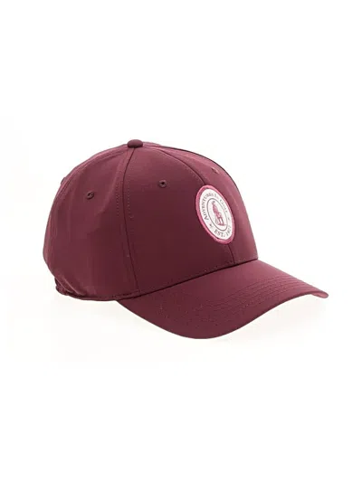 Ahead Baseball Cap In Burgundy