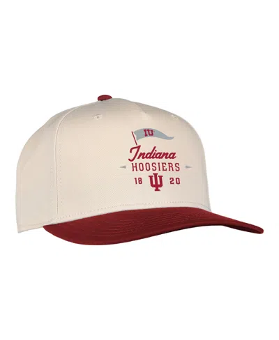 Ahead Indiana Hoosiers The 1995 Embroidered Baseball Cap In Cream
