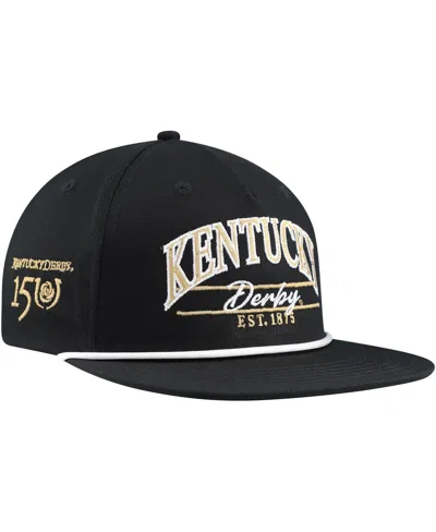 Ahead Men's  Black Kentucky Derby 150 Westport Snapback Hat