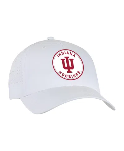 Ahead Men's And Women's Indiana Hoosiers Brezo Embroidered Adjustable Baseball Cap In White