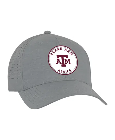 Ahead Men's And Women's Texas A&m Aggies Brezo Perforated Curved-bill Baseball Cap In Gray