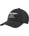 Ahead Men's Black Genesis Invitational Stratus Structured Ultimate Fit Adjustable Hat In Black