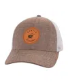 Ahead Men's Tan/white Virginia Tech Hokies Pregame Adjustable Hat In Tan White