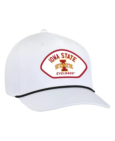 Ahead Men's White Iowa State Cyclones Alto Rope Adjustable Hat