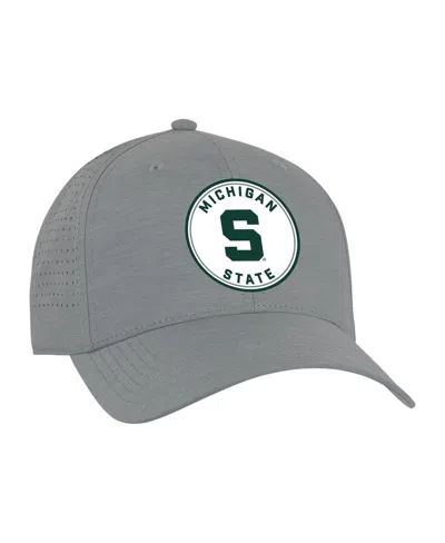 Ahead Michigan State Spartans Adjustable Curved Bill Hat In Gray